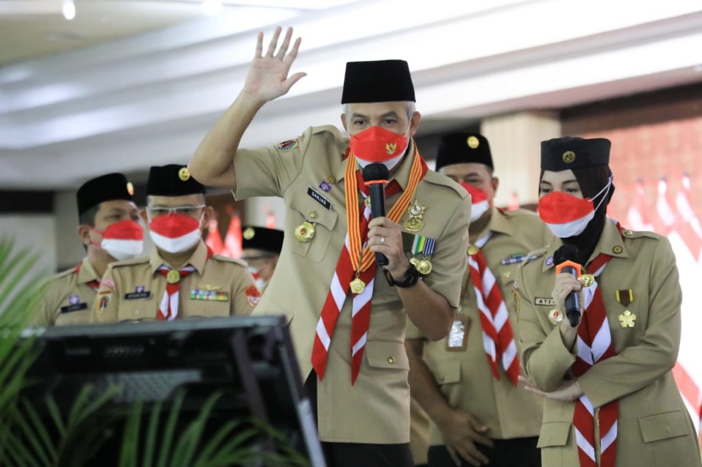 Tren Covid 19 Melandai Bakti Pramuka Jateng Tak Boleh Berhenti