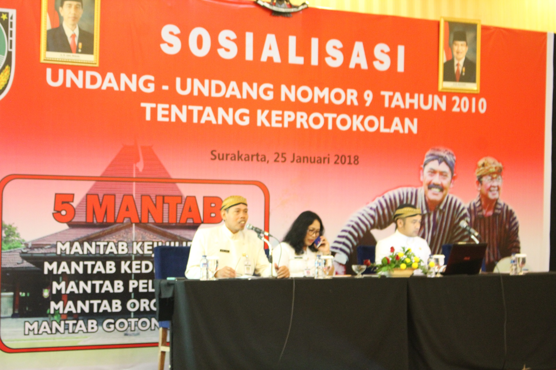 PEMKOT BERI SOSIALISASI UU KEPROTOKOLAN PADA OPD
