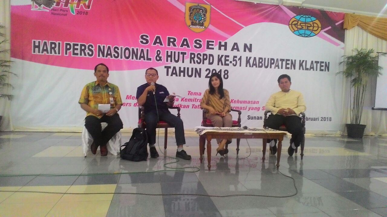 PERINGATI HPN 2018, PEMKAB KLATEN GELAR SARASEHAN