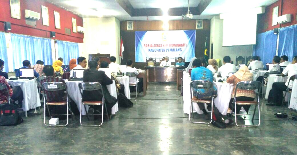 PERMUDAH AKOMODIR DATA, PEMKAB GELAR SOSIALISASI SIM MONOGRAFI