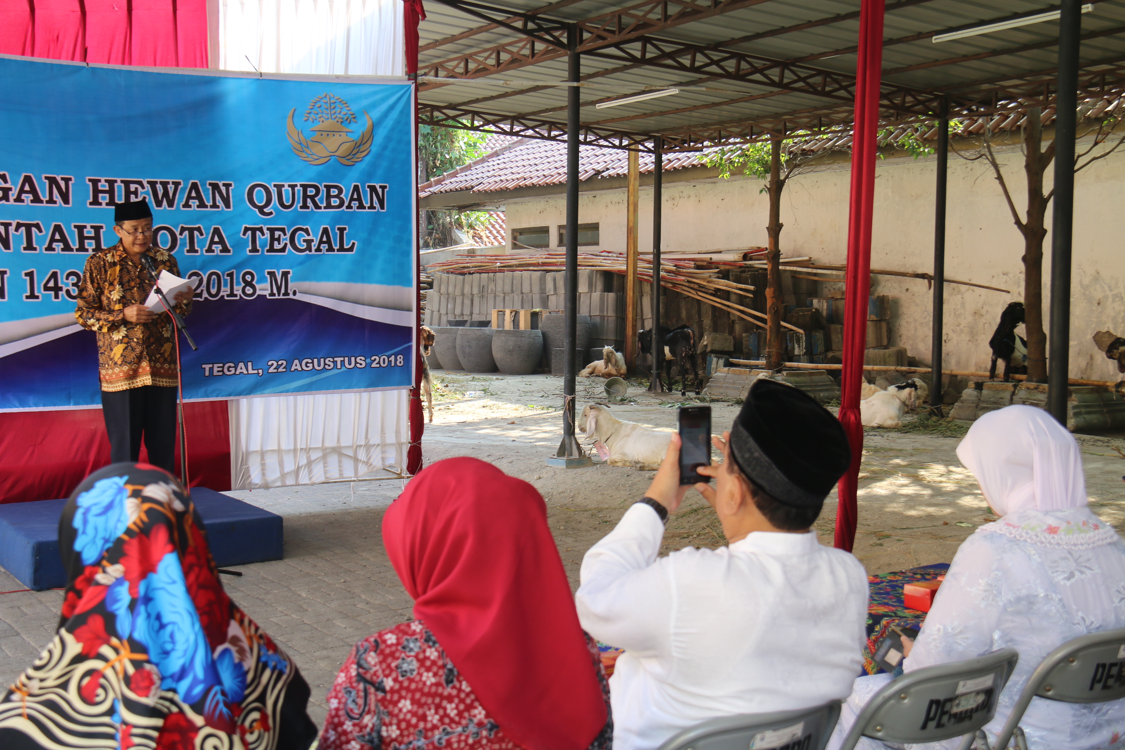 Rayakan Idul Adha, Pemerintah Kota Tegal Kurban 3 Sapi, 17 Kambing