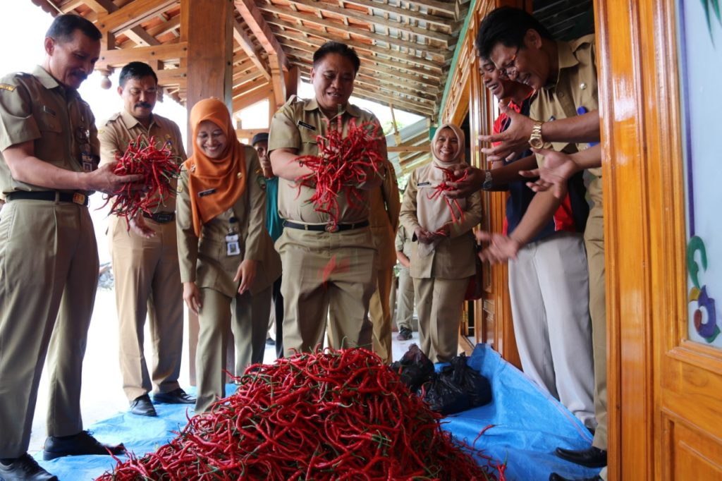 AKSI PENYELAMATAN HARGA CABAI BERLANJUT ASN SETDA  BLORA 