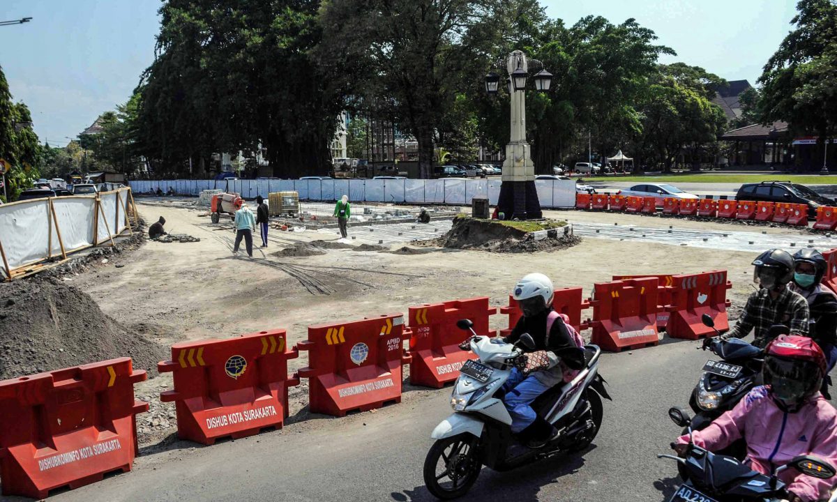 Penataan Koridor Jalan Jenderal Sudirman Solo Dipercepat