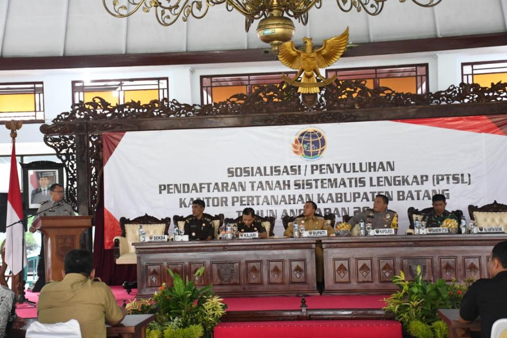 Bpn Batang Gelar Sosialisasi Ptsl Untuk Pemetaan Sertifikat