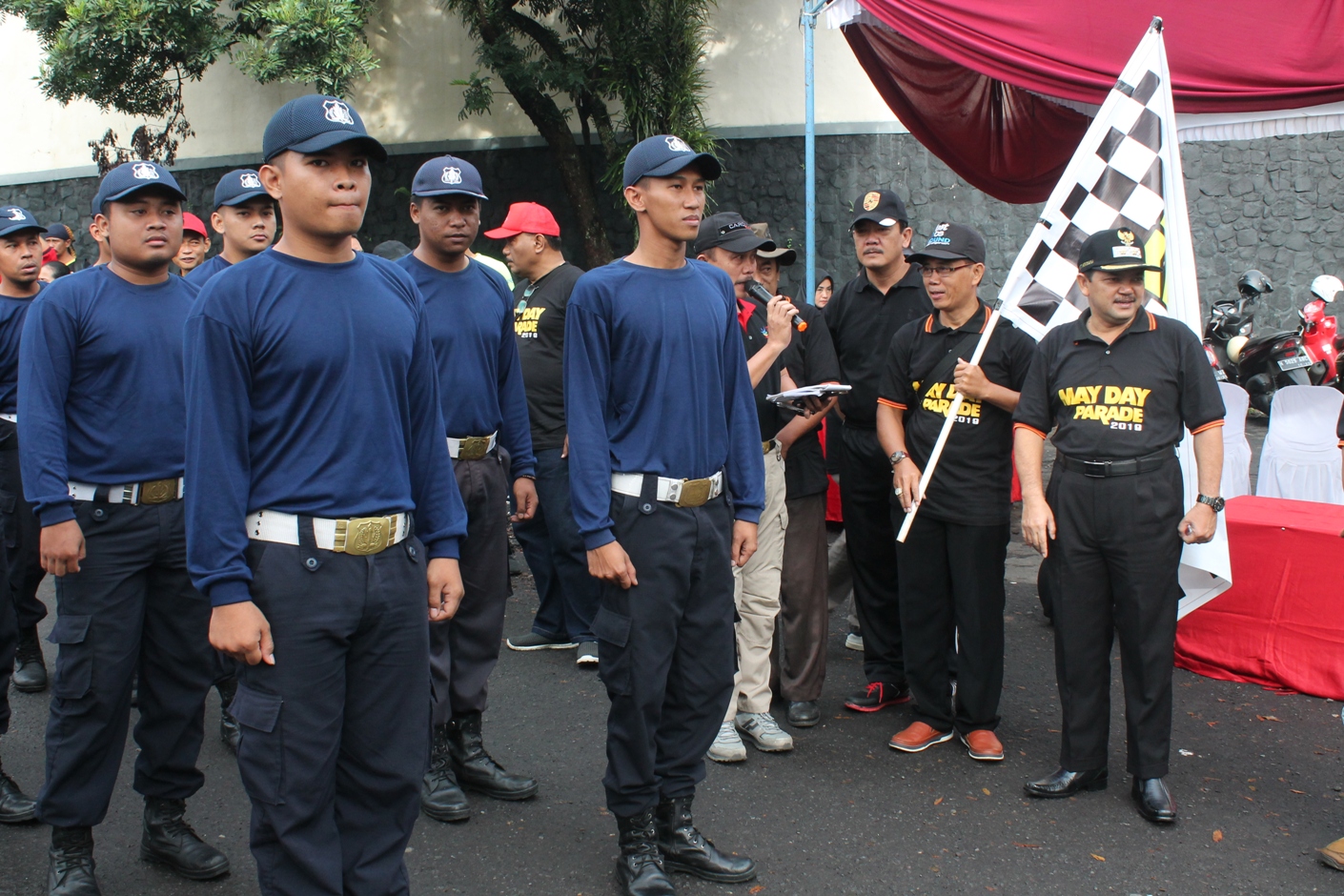 Ratusan Pekerja Ikuti Gerak Jalan May Day