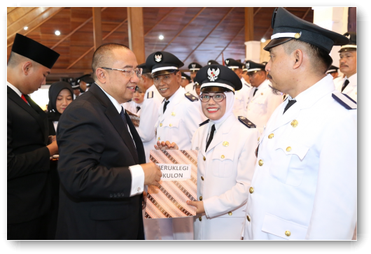 Bupati Cilacap Lantik Kades Terpilih Dalam Pilkades Gelombang Iii Pemerintah Provinsi Jawa Tengah