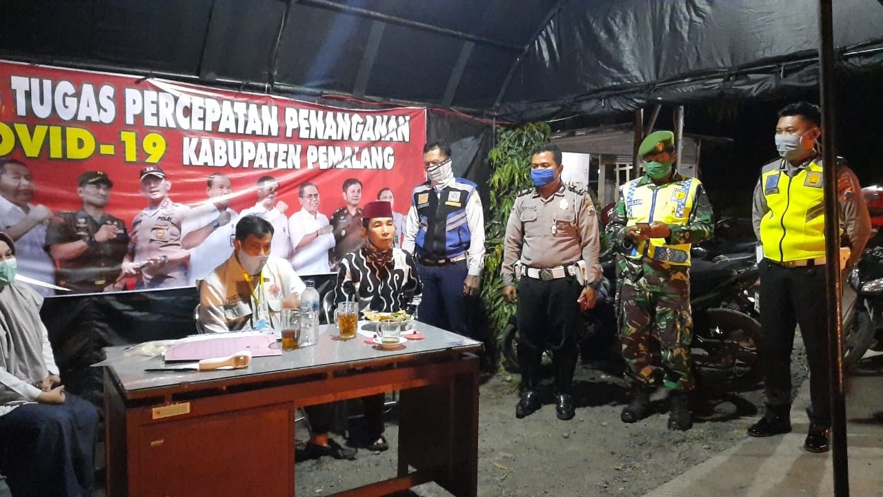 Bupati Cek Kesiapan Posko Desa di Pemalang
