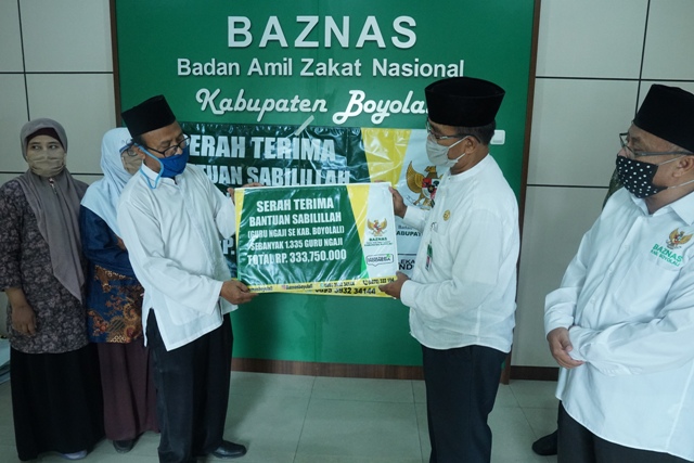 Baznas Boyolali Salurkan Bantuan Bagi 1 335 Orang Guru Mengaji Pemerintah Provinsi Jawa Tengah