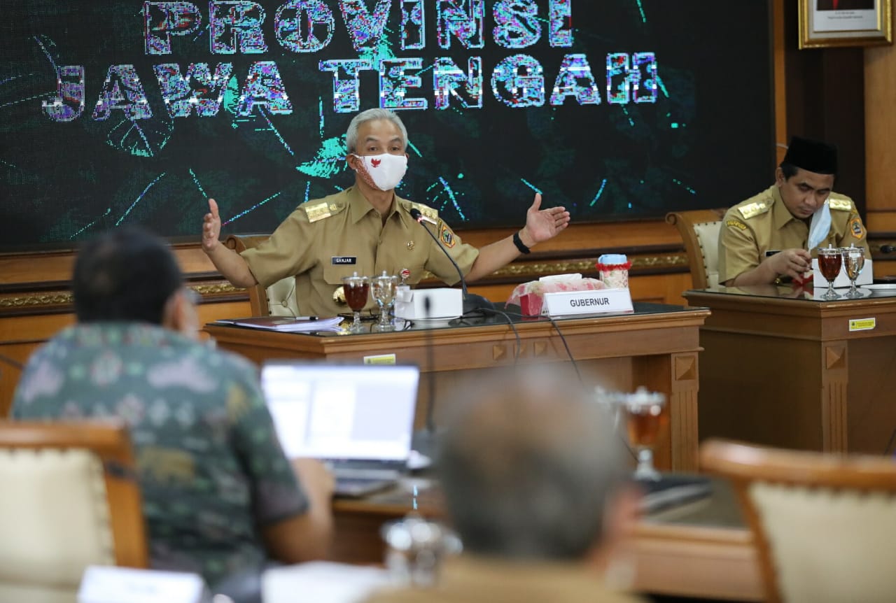 Pemprov Jateng Evaluasi Penegakan Protokol Kesehatan