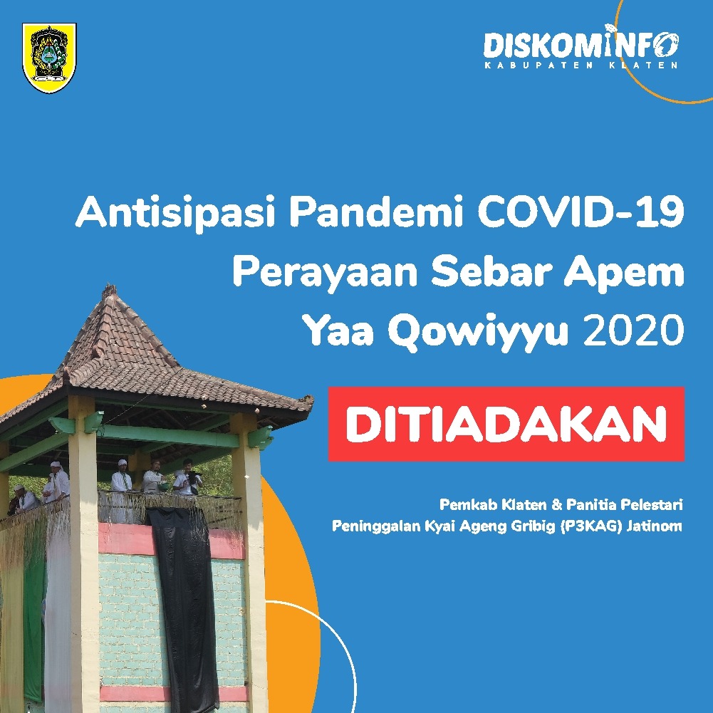 Hindari Covid 19, Tradisi Sebar Apem Jatinom Klaten Ditiadakan