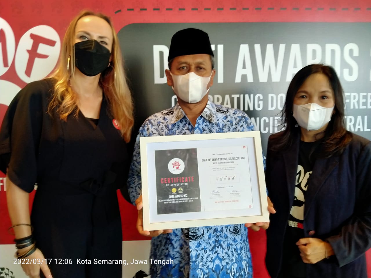 Bebas Peredaran Daging Anjing, Purbalingga Raih Penghargaan
