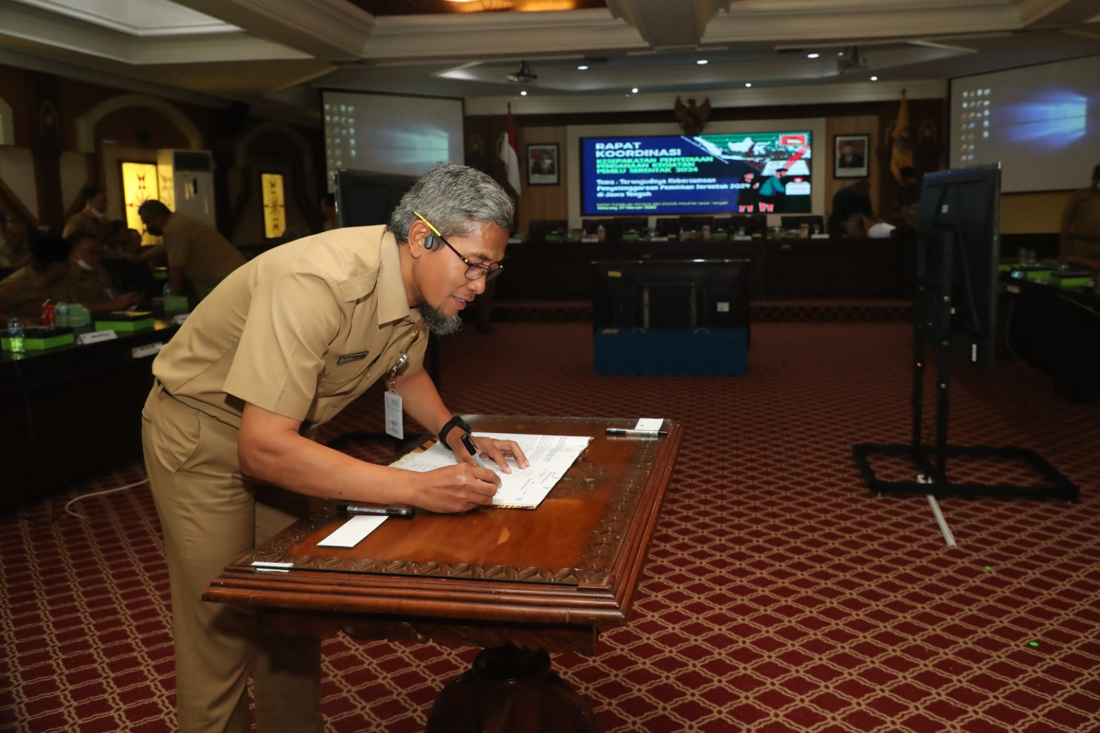 Sekda Se-Jateng Tandatangani Kesepakatan Komponen Pendanaan Pilkada ...