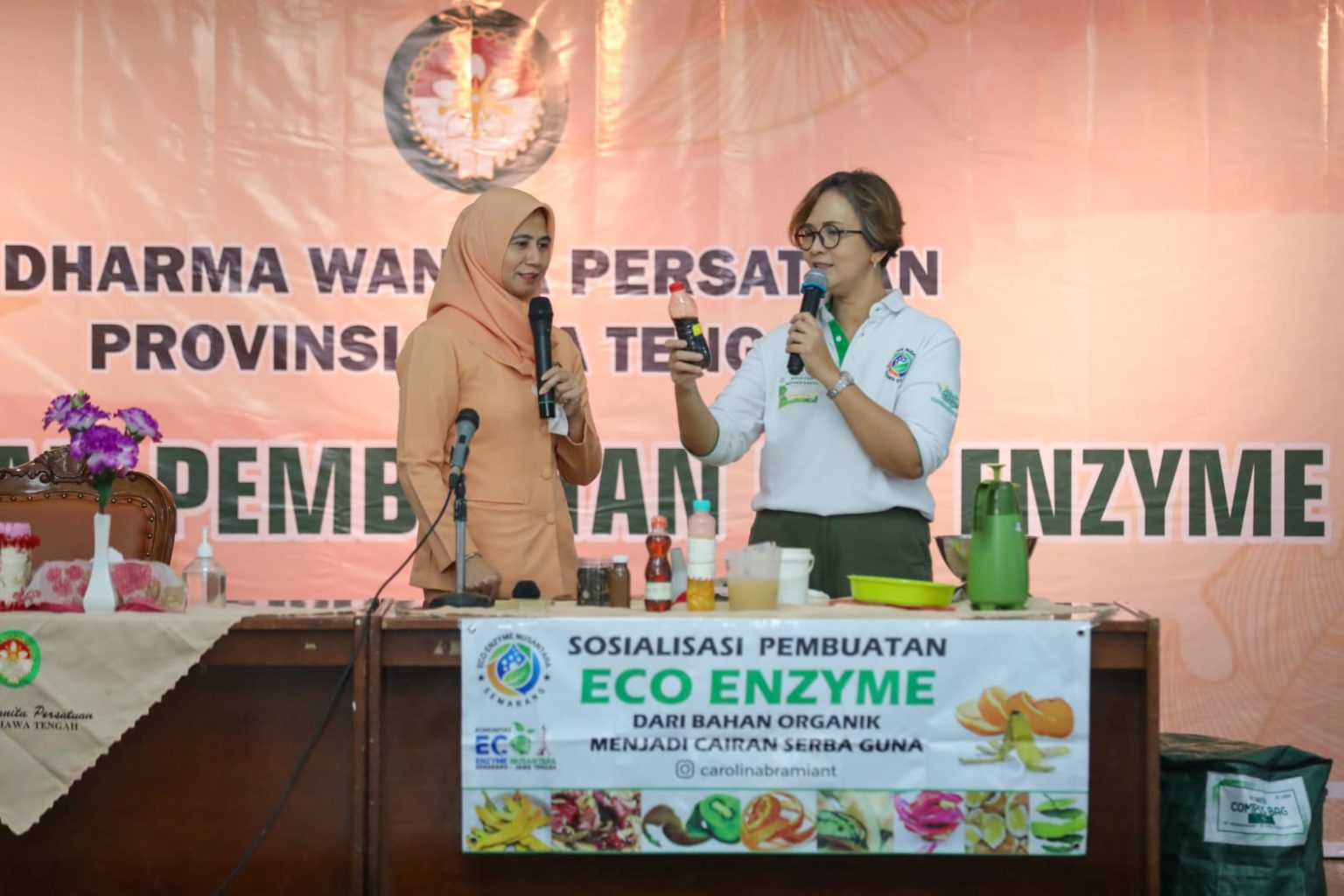 Soal Sampah dan Suhu Panas, Gelar Pelatihan Para Ibu DWP Buat Eco Enzyme