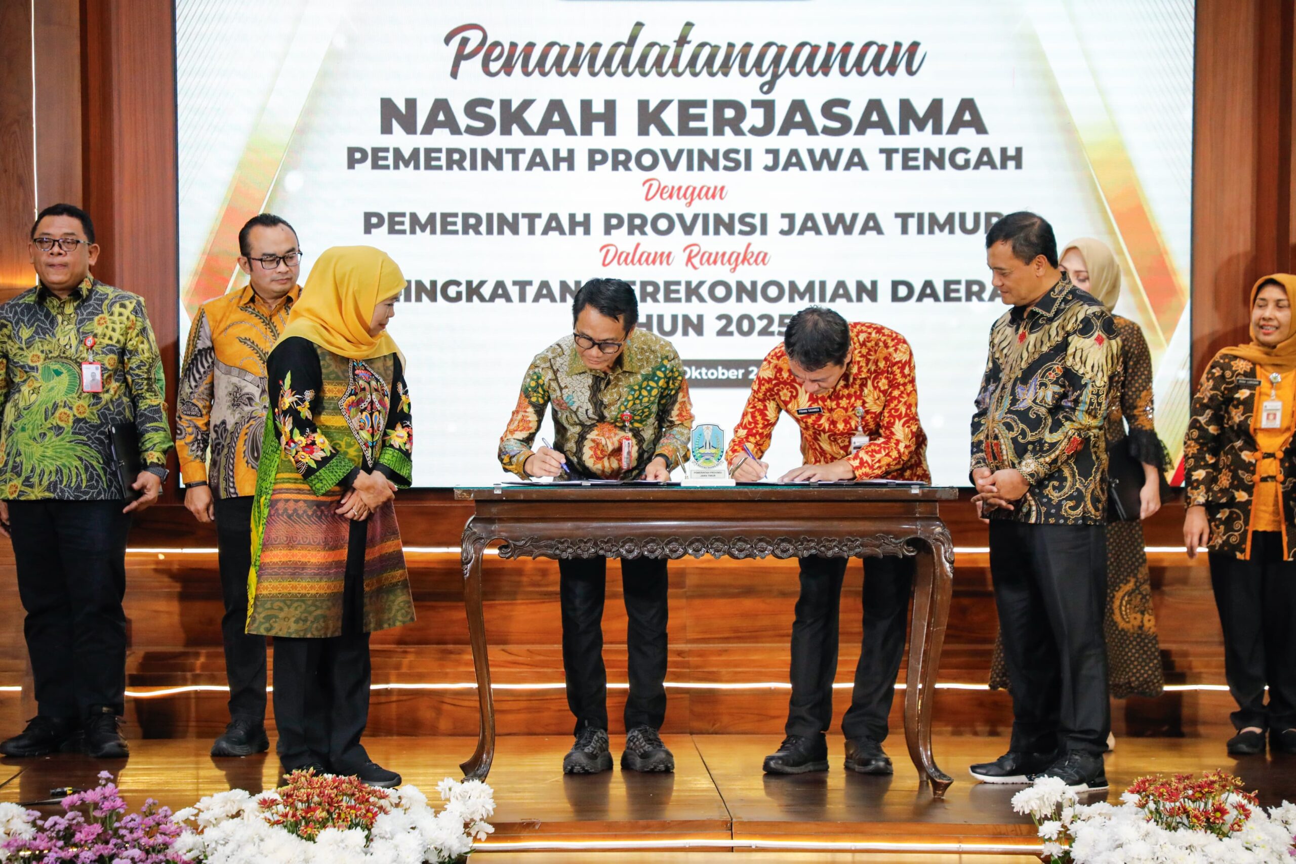 Kolaborasi Pemprov Jateng dan Jatim Perkuat Kerja Sama Ekonomi