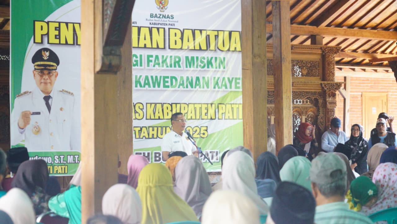 Warga se-Eks Kawedanan Kayen Terima Bantuan dari Baznas Pati