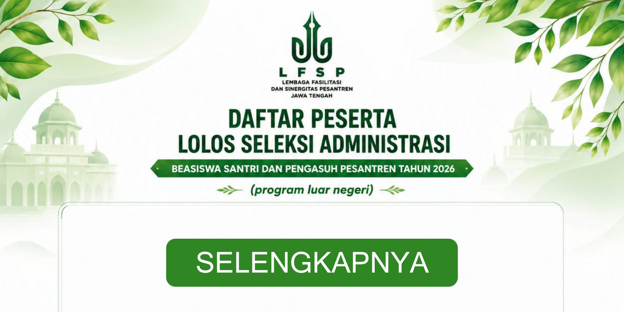 Beasiswa Santri