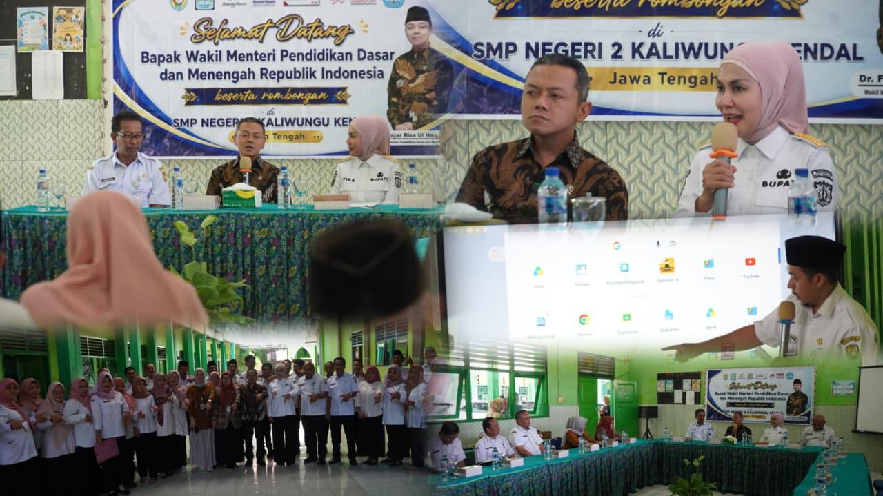 Pastikan SPMB dan Kesiapan MPLS, Wamen Dikdasmen RI Kunjungi SMP 2 Kaliwungu