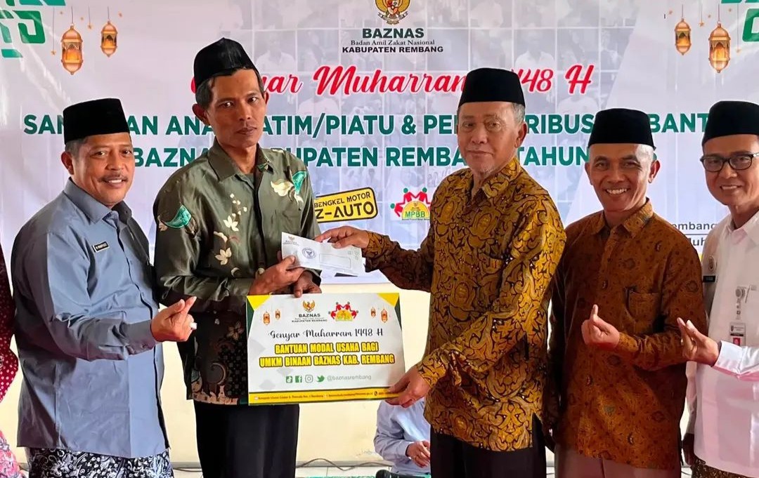 Gebyar Muharram, Baznas Rembang Salurkan Bantuan Rp1,1 Miliar