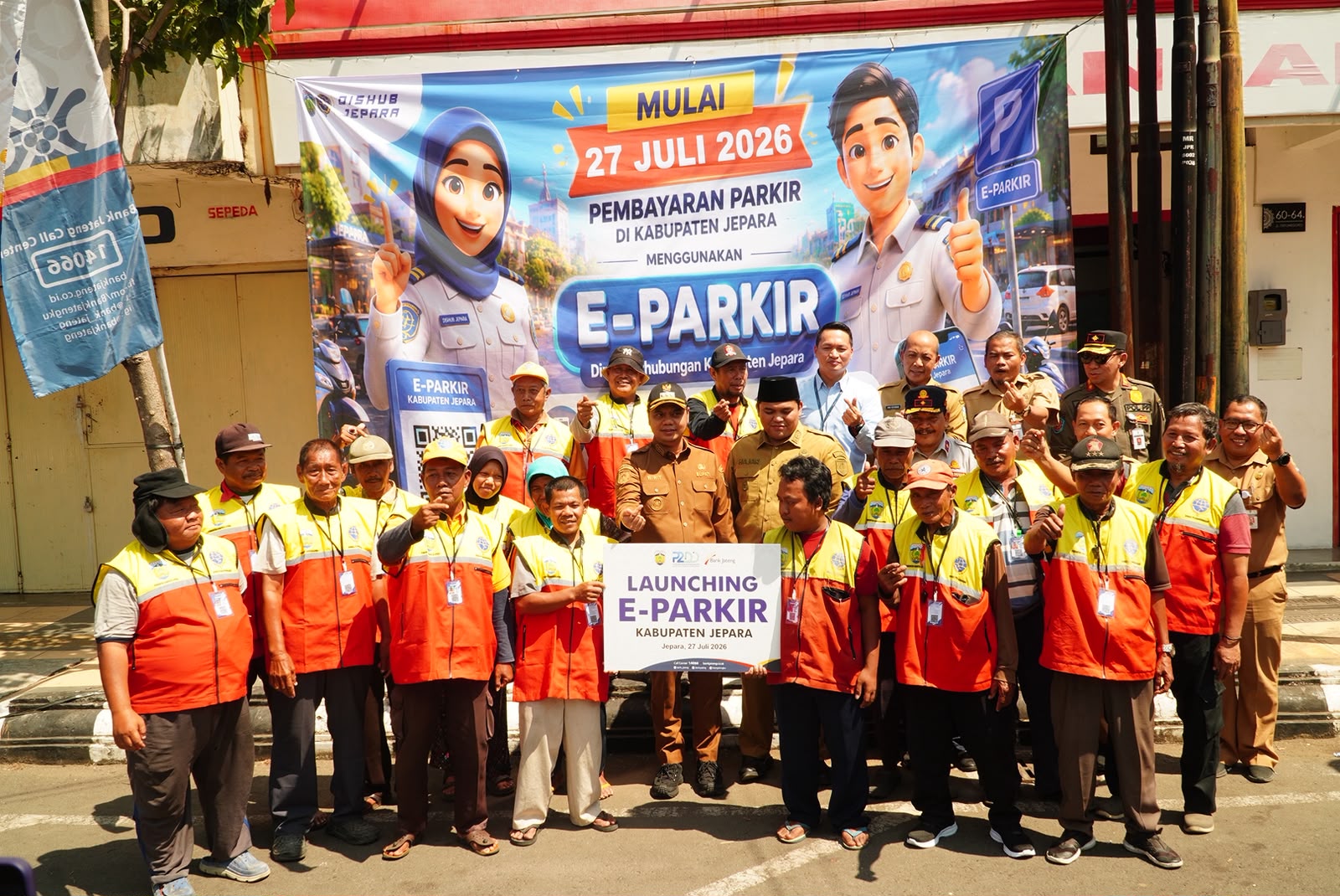 Stop Pungli dan Kebocoran PAD, Bupati Jepara Luncurkan e-Parkir