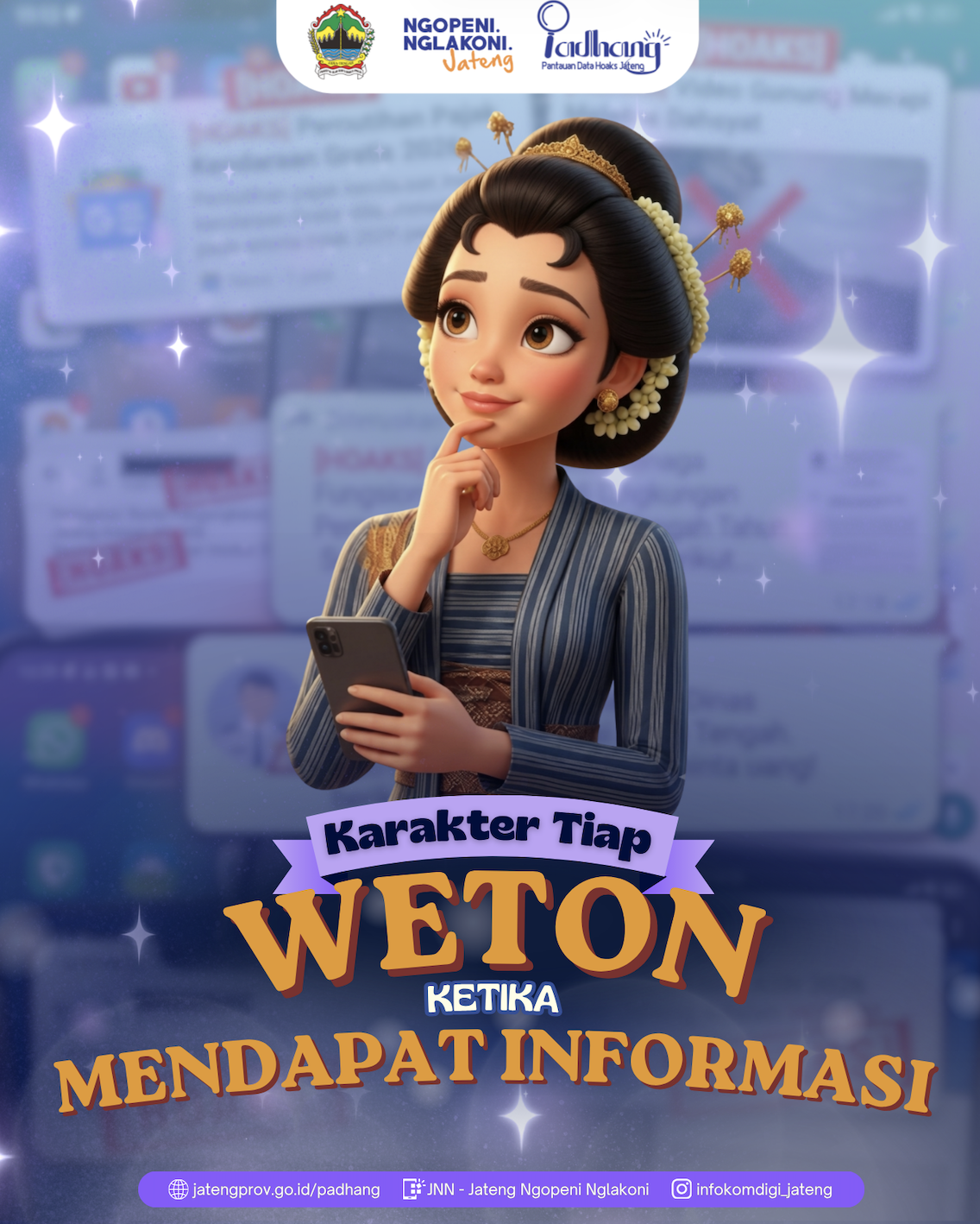 Karakter tiap weton ketika mendapat informasi