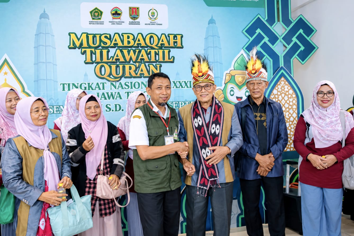 Kafilah Papua Barat Daya Terkesan Penyambutan Pemprov Jateng, Selendang Rajut Jepara Jadi Simbol Keakraban