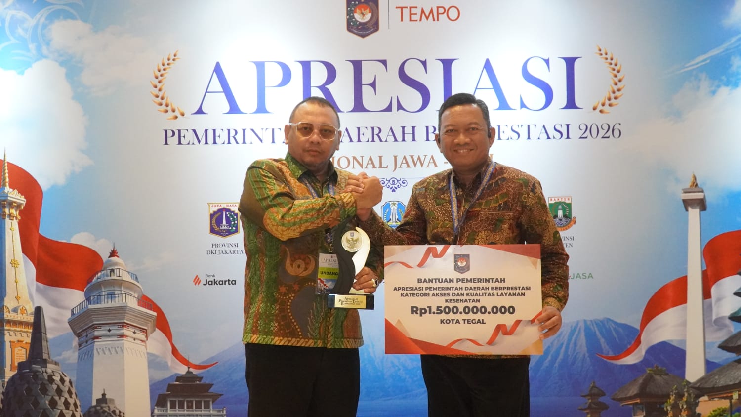 Kota Tegal Raih Peringkat Kedua Layanan Kesehatan
