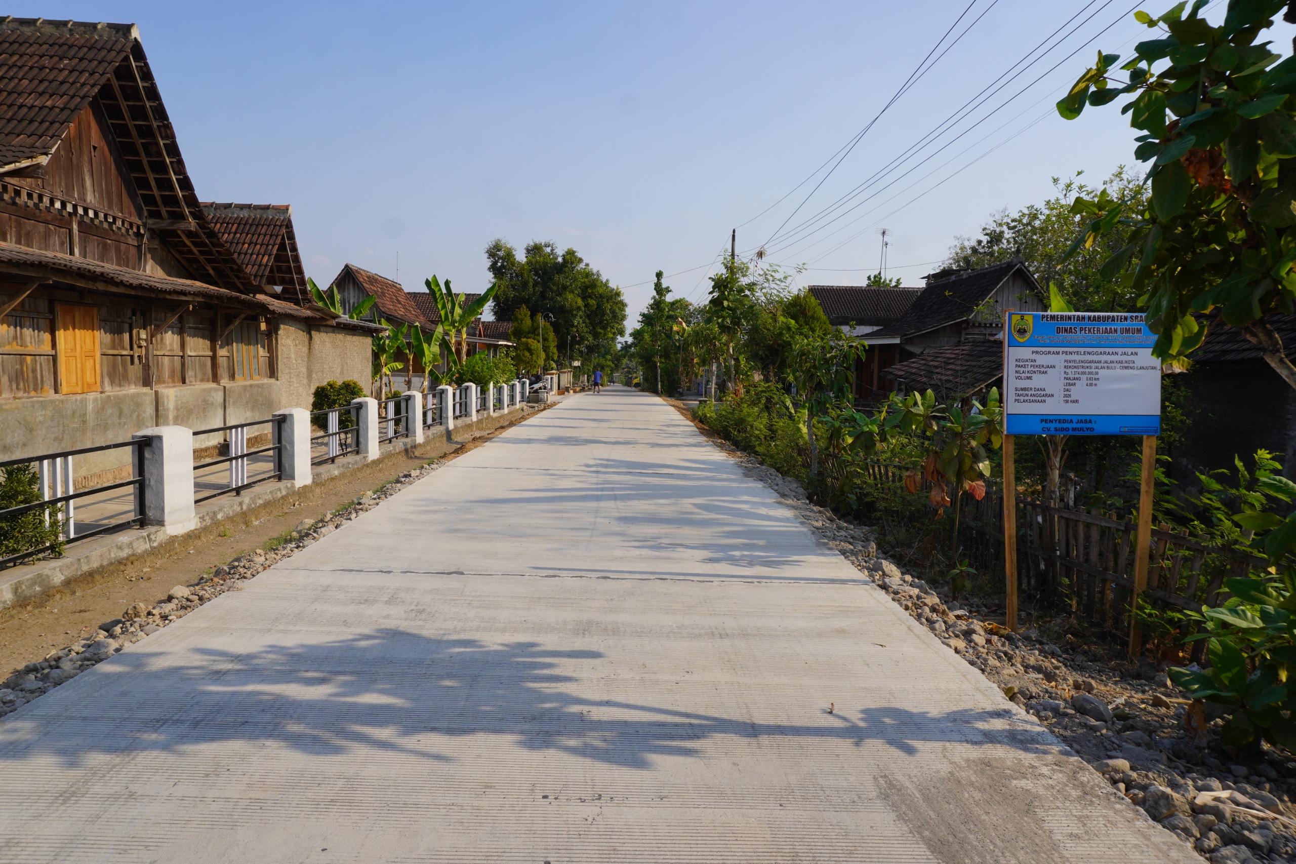 Jalan Bulu-Cemeng Direkonstruksi 711 Meter, Sisa Ruas Dibidik 2027