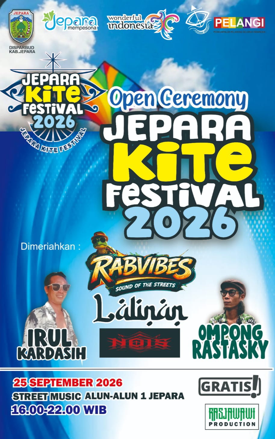 Jepara Kite Festival 2026 Siap Digelar di Pantai Bandengan