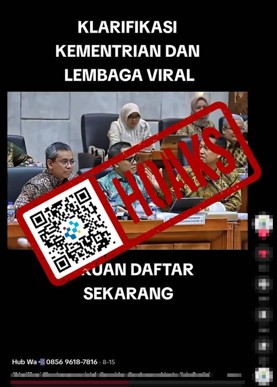 [HOAKS] Pendaftaran Bantuan Dana Presiden