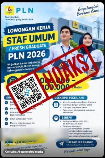 [HOAKS] Tautan Lowongan Kerja PLN 2026