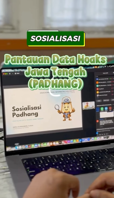 Sosialisasi Sistem Pantauan Data Hoaks Jawa Tengah (PADHANG)
