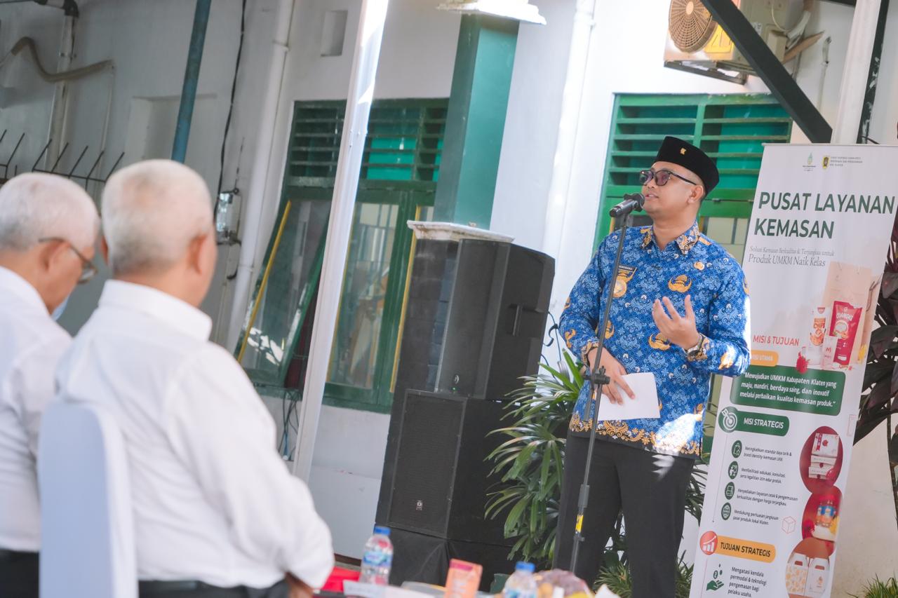 Pusat Layanan Kemasan Diluncurkan, UMKM Klaten Siap Naik Kelas